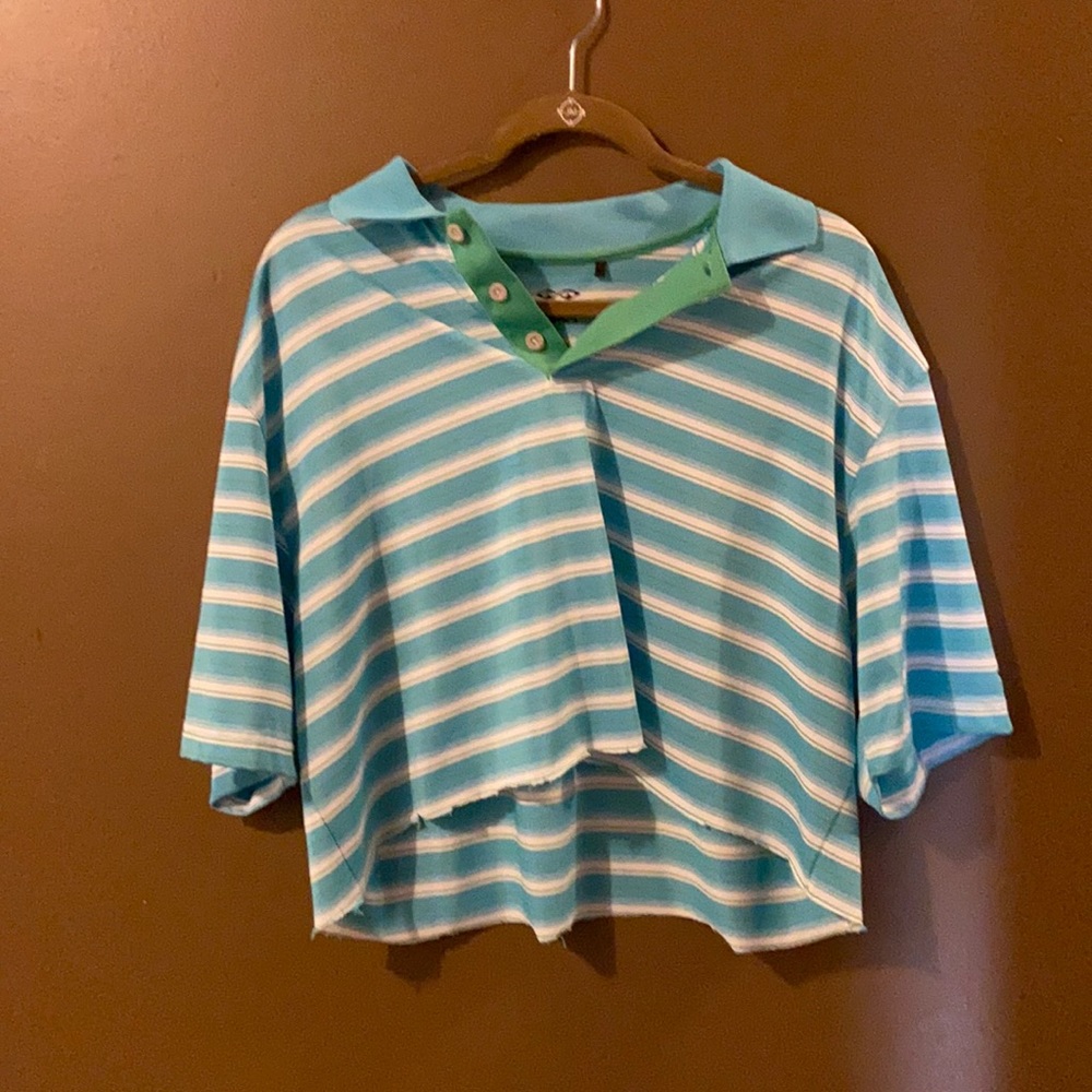 Collared Striped Shirt